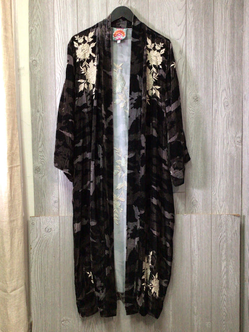 Johnny Was Velvet long Kimono Size Large